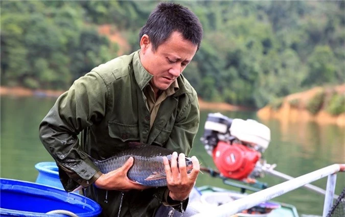 nghe an: doi doi nho nuoi nhung loai ca dac san tren ho hua na hinh anh 1