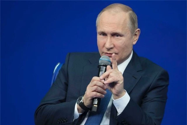  Tổng thống Nga Vladimir Putin (Ảnh: AP) 