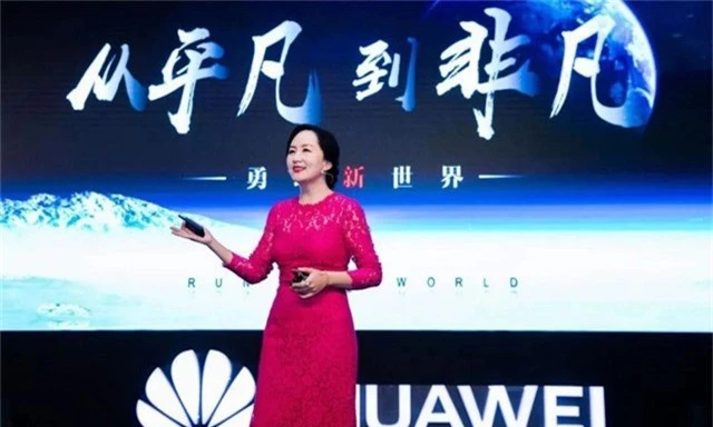 Giám đốc tài chính Huawei Mạnh Vãn Chu. (Ảnh: Huawei)
