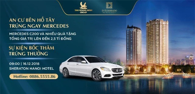 Chương trình bốc thăm may mắn dành cho khách hàng mua dự án D’. El Dorado Chương trình bốc thăm may mắn dành cho khách hàng mua dự án D’. El Dorado