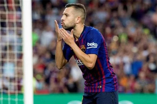 Hậu vệ trái: Jordi Alba (Barcelona).