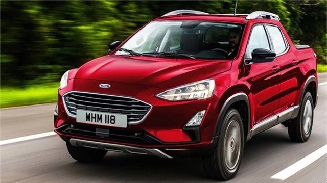 Ford sẽ có bán tải mới nhỏ hơn Ranger, dùng khung gầm Focus