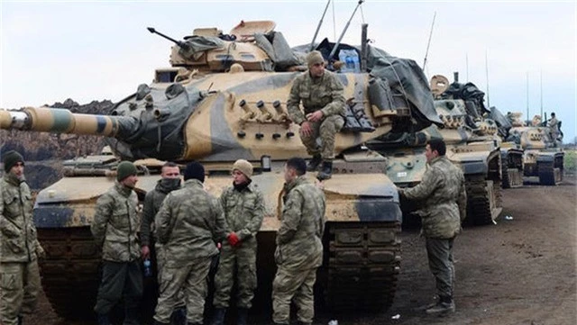  Quân đội Thổ Nhĩ Kỳ sẽ tham gia vào chiến dịch mới ở miền bắc Syria 