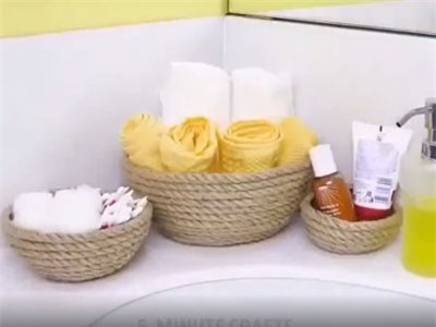 Clip: Hướng dẫn làm đồ vật bằng dây thừng cực hay