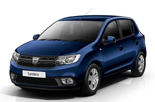 6. Dacia Sandero (doanh số: 3.463 chiếc).