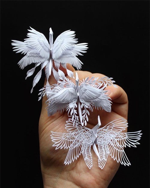 Mê mẩn ngắm những kiệt tác hạc giấy của nghệ thuật gấp giấy Origami