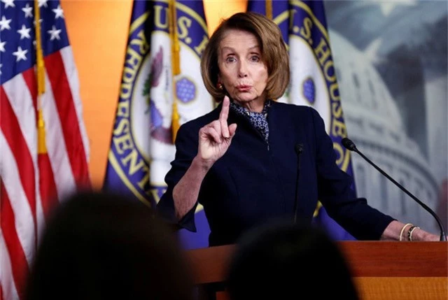 Lãnh đạo đảng Dân chủ ở Hạ viện Mỹ Nancy Pelosi (Ảnh: Reuters)