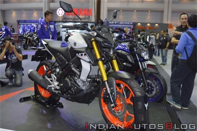 hinh anh yamaha mt-15 tai trien lam thai motor expo 2018 hinh 1