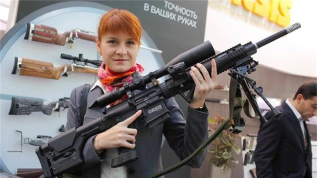  Cô Maria Butina (Ảnh: Facebook) 