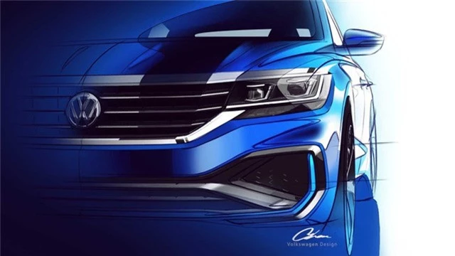 Volkswagen hé lộ Passat 2020 cạnh tranh Toyota Camry - Ảnh 1.