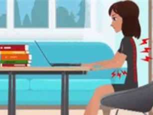 Clip: Tư thế 'chuẩn' khi ngồi máy tính hạn chế đau lưng