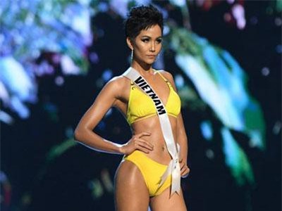 H'Hen Niê trình diễn xuất sắc trong đêm thi bán kết Hoa hậu Hoàn vũ 2018