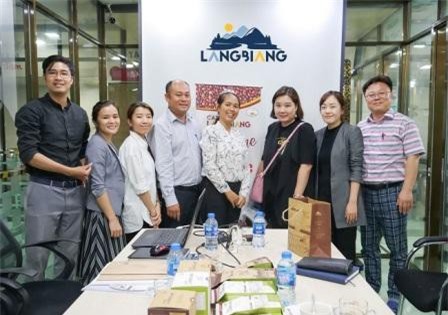 Nông sản LangBiang xúc tiến đưa cà phê Lâm Đồng sang Hàn Quốc