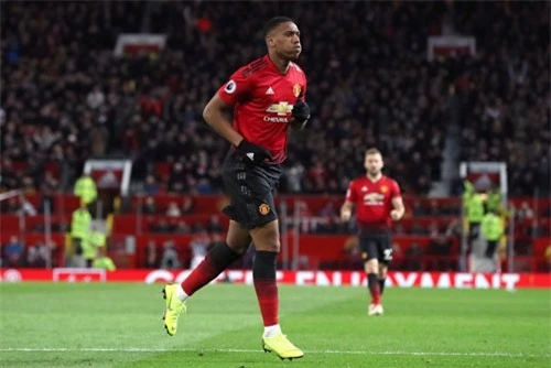 Tiền đạo: Anthony Martial (M.U).