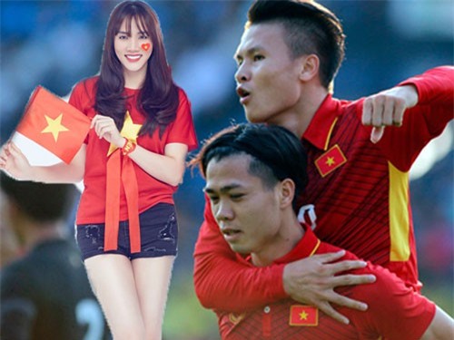 Á hậu Trang Nhung "tiên tri" điều này, Công Phượng, Quang Hải có làm được?