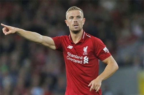 Tiền vệ: Jordan Henderson (Liverpool).