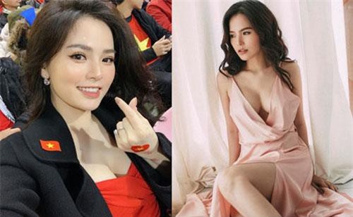 CĐV đẹp như hoa hậu “hớp hồn” khán giả dù chỉ lên sóng 1 giây trận Chung kết AFF Cup