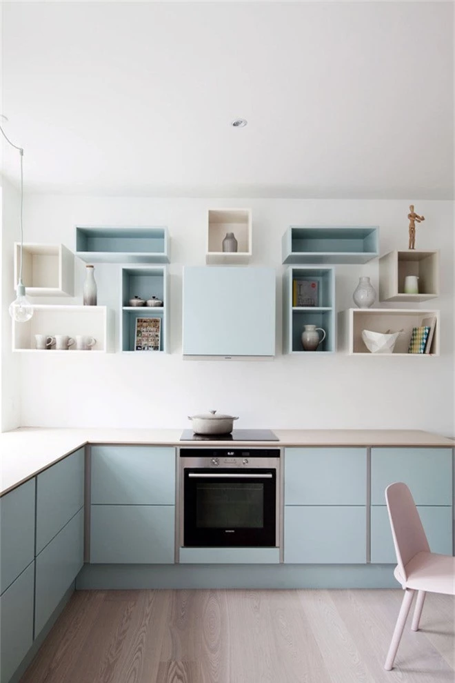Những căn bếp nhỏ đẹp tới mức bạn sẵn sàng bỏ bếp rộng để được ở trong không gian này - Ảnh 13.