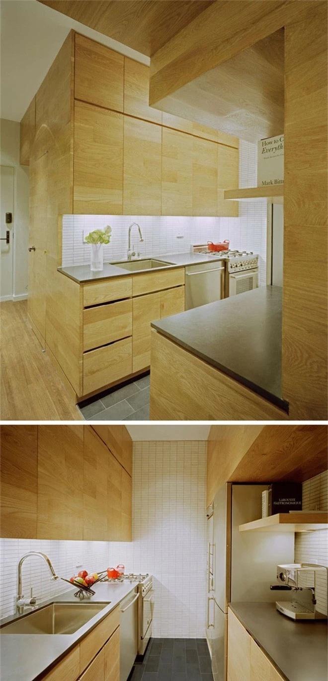 Những căn bếp nhỏ đẹp tới mức bạn sẵn sàng bỏ bếp rộng để được ở trong không gian này - Ảnh 2.