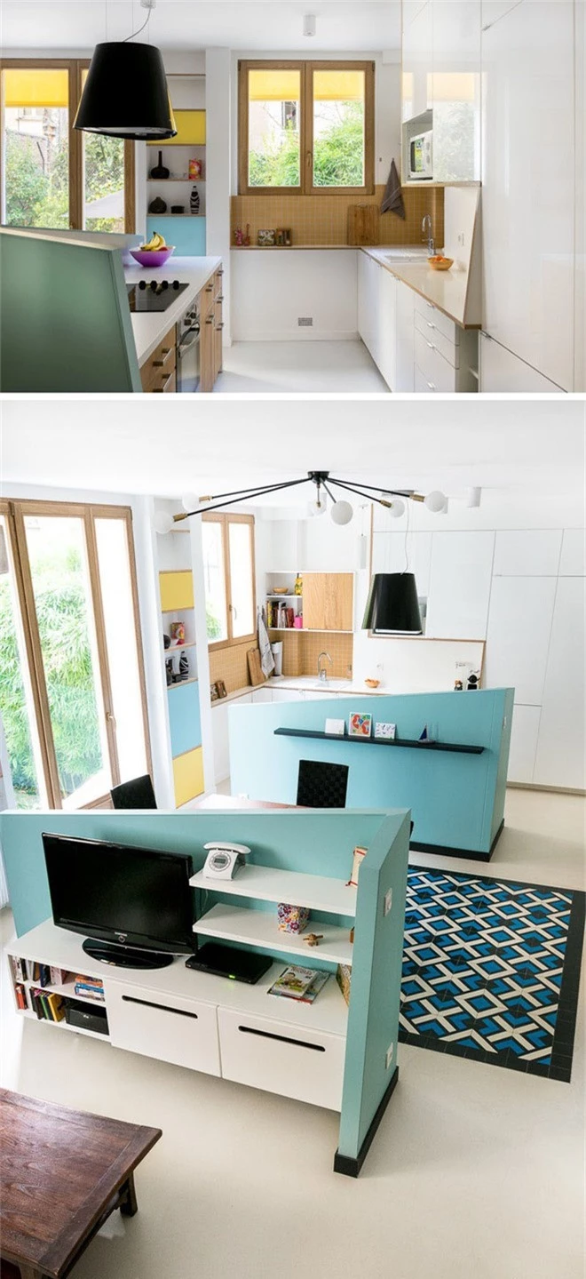 Những căn bếp nhỏ đẹp tới mức bạn sẵn sàng bỏ bếp rộng để được ở trong không gian này - Ảnh 4.