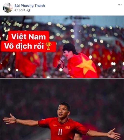 Tăng Thanh Hà, Bảo Anh, Văn Mai Phương cùng loạt sao Việt vỡ oà trước chiến thắng lẫy lừng của đội tuyển Việt Nam - Ảnh 10.