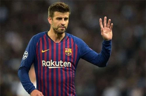 6. Gerard Pique (Barcelona/ĐT Tây Ban Nha).