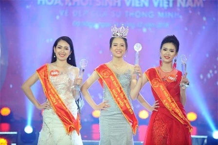 Top 3 Hoa khôi Sinh viên Việt Nam 2018