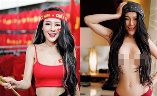 Ngân 98 bán nude ăn mừng tuyển Việt Nam vô địch AFF Cup 2018