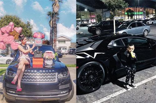 Cảnh nuôi con ngập siêu xe, hàng hiệu của "Rich mom" 9x Việt tại Mỹ, dân Tây cũng choáng