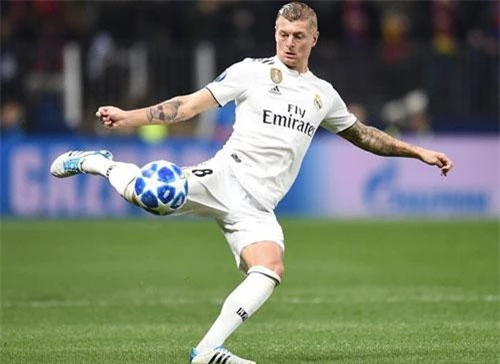 3. Toni Kroos (Real Madrid/ĐT Đức).