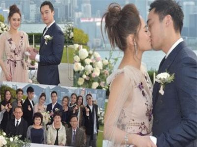 Chung Hân Đồng xinh như công chúa trong tiệc cưới ngoài trời