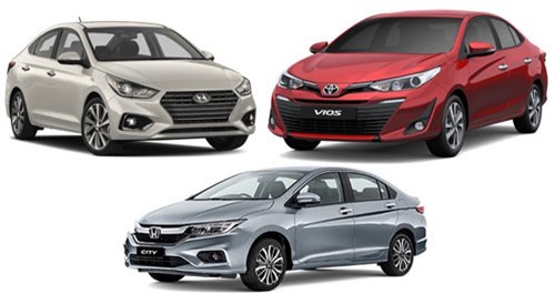 Honda City, Toyota Vios, Hyundai Accent quyết đấu dịp cuối năm