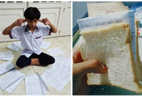 Bánh mỳ nhân "đề cương" và hàng loạt chiêu trò ôn thi không thể tưởng tượng nổi của học sinh, sinh viên