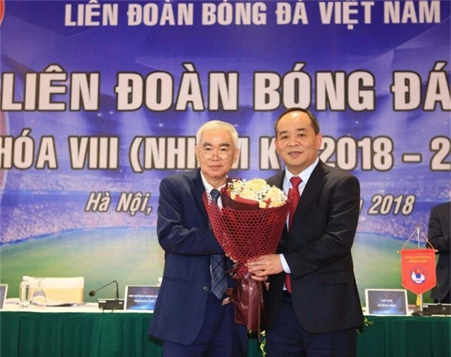 Người lãnh đạo mới của VFF hy vọng sẽ mang lại nguồn sinh khí mới cho bóng đá Việt Nam ở nhiệm kỳ 8 (ảnh: Gia Hưng)
