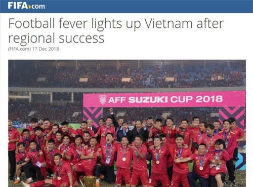 FIFA: 'Thành công tại AFF Cup thắp sáng cơn sốt bóng đá Việt Nam'