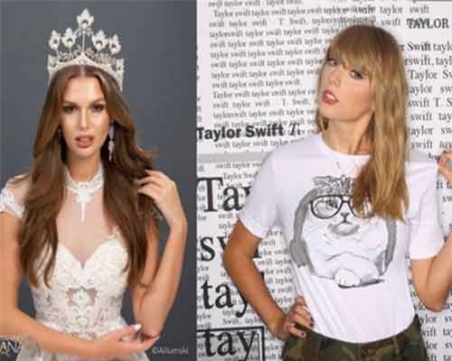Hoa hậu Hoàn vũ Canada bất ngờ gây sốt vì quá giống Taylor Swift