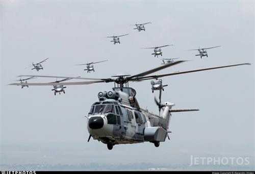 Ảnh: Sức mạnh của trực thăng vận tải chiến thuật tầm xa EC-725 Caracal