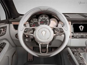 Nội thất vàng hồng cho dân chơi iPhone sở hữu Porsche Macan