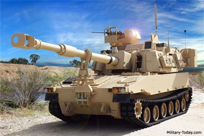 uy luc phao tu hanh co kha nang phong khong m109a7 paladin hinh 1