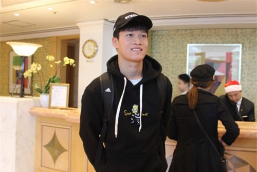 Tân binh ĐTVN quyết tâm "ghi điểm" với HLV Park Hang-seo