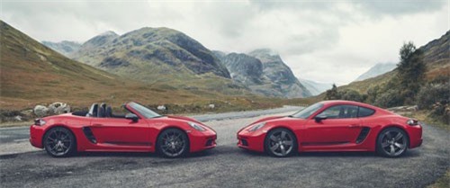 Trình làng bộ đôi Porsche 718 Boxster T và 718 Cayman T