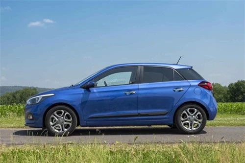 7. Hyundai i20 (doanh số: 10.555 chiếc).