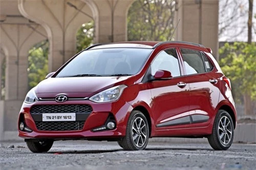 9. Hyundai Grand i10 (doanh số: 9.252 chiếc).