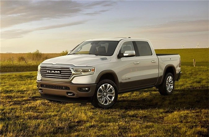 Ngắm bán tải Ram 1500 Laramie Longhorn sang như xe Volvo ảnh 1