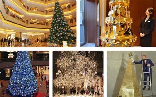 Chiêm ngưỡng những cây thông Noel đắt đỏ bậc nhất thế giới
