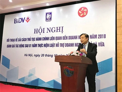 ông Nguyễn Hoa Cương – Phó Cục trưởng Cục Phát triển Doanh nghiệp (Bộ Kế hoạch và Đầu tư). (Ảnh: Ánh Tuyết)