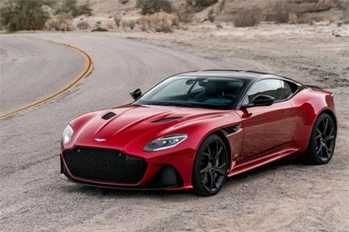 =7. Aston Martin DBS Superleggera (vận tốc tối đa: 340 km/h).