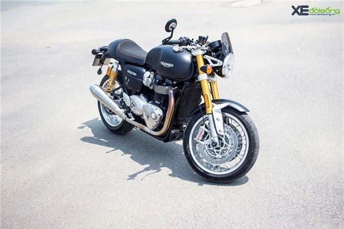 Đánh giá chi tiết Triumph Thruxton R giá 595 triệu tại Việt Nam ảnh 25