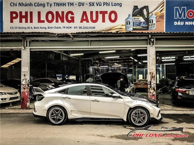 Honda Civic độ widebody cực ngầu ra lò từ PhiLong Autosport ảnh 4