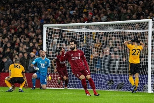 Mohamed Salah mở tỉ số (Ảnh: Getty)